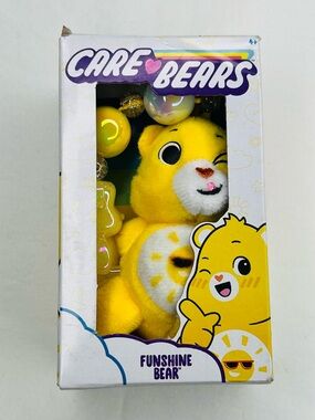 Care Bears Funshine Bear Plush keychain - Bright Yellow
